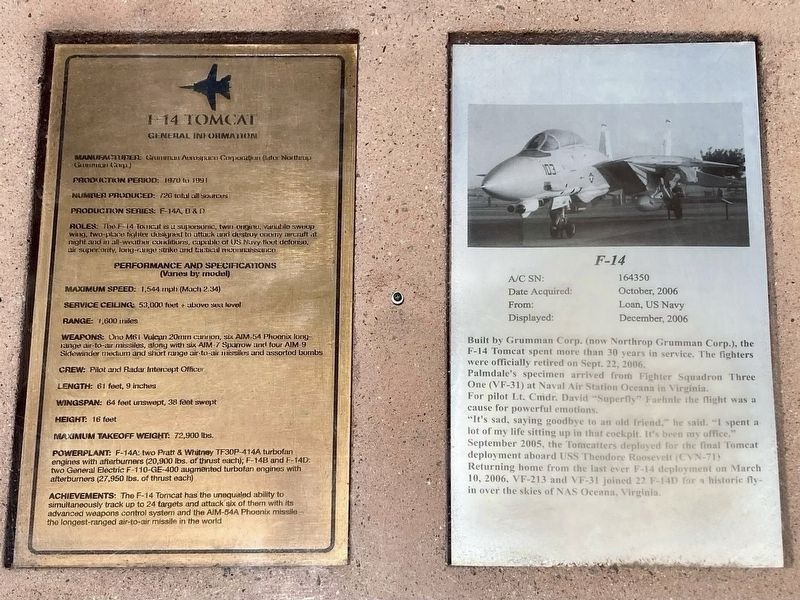 F-14 Tomcat Marker image. Click for full size.