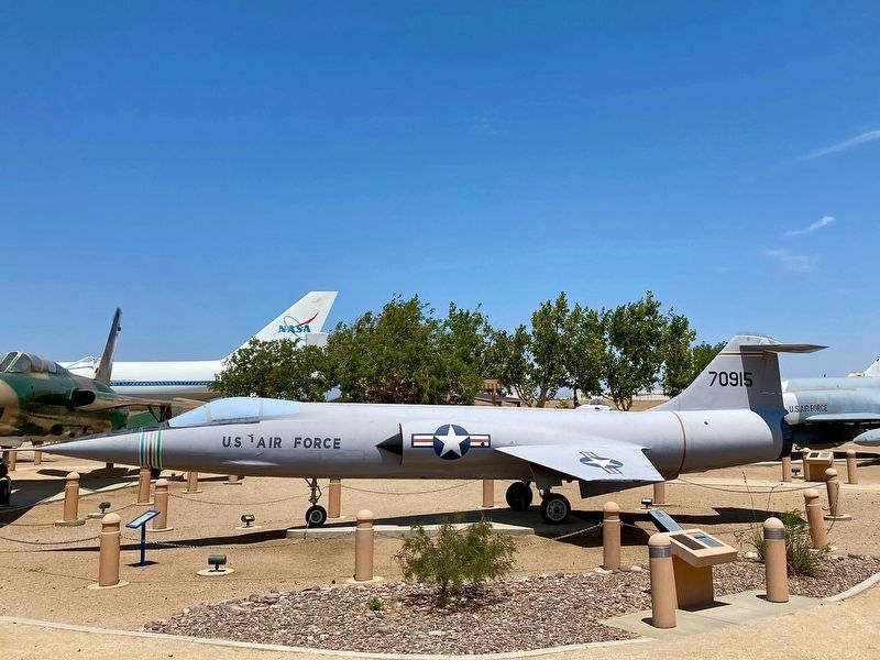 F-104 and Marker. Click for full size. F-104 and Marker image. Click for full size.