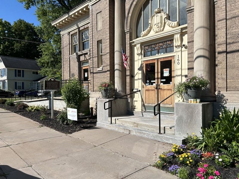Fulton Public Library Marker image. Click for full size.