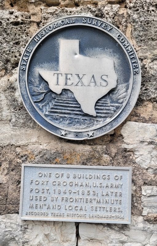Fort Croghan Stone Building Marker. Click for full size. Fort Croghan Stone Building Marker image. Click for full size.