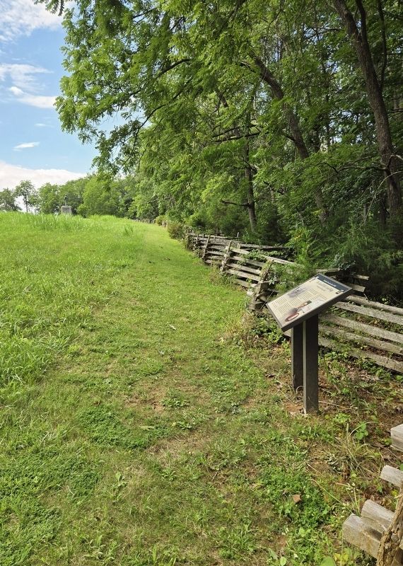 The Guns of Mill Creek Ridge Marker. Click for full size. The Guns of Mill Creek Ridge Marker image. Click for full size.