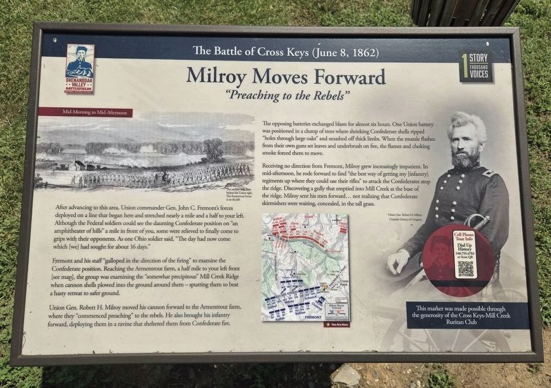 Milroy Moves Forward Marker image. Click for full size.