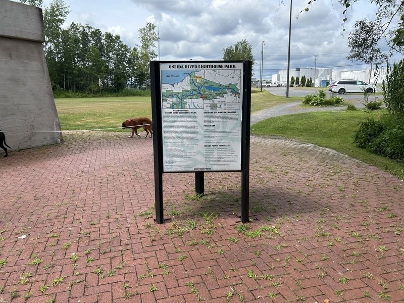 Onedia River Lighthouse Park Marker image. Click for full size.