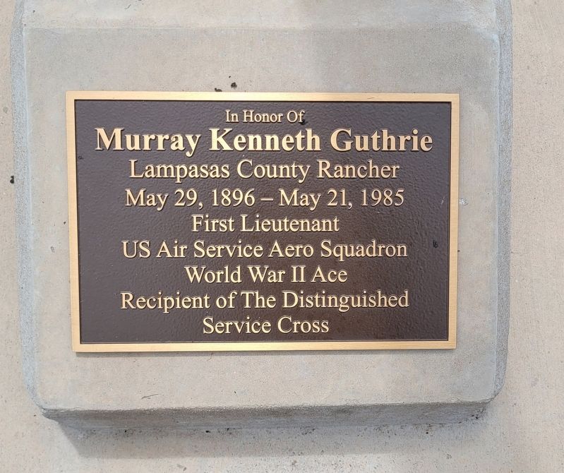 Murray Kenneth Guthrie Marker image. Click for full size.