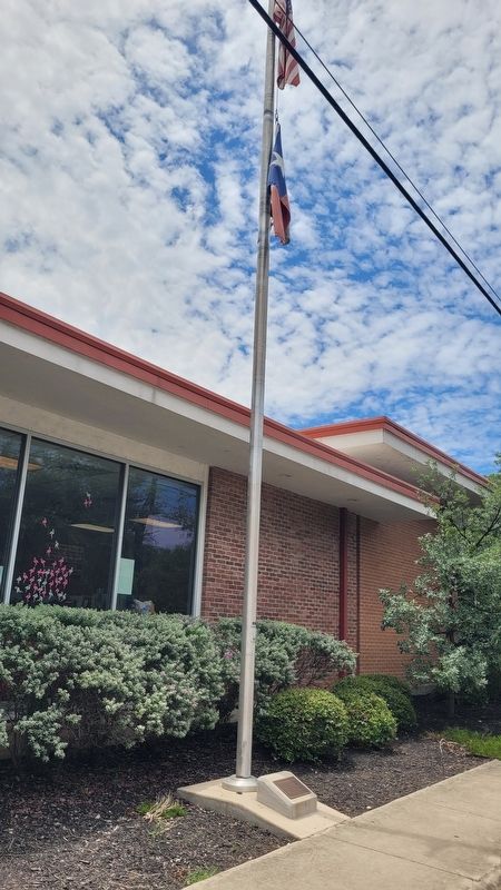 The Murray Kenneth Guthrie Marker at the library image. Click for full size.