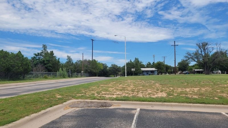 The view of the William Thomas Campbell Marker looking toward the street. Click for full size. The view of the William Thomas Campbell Marker looking toward the street image. Click for full size.