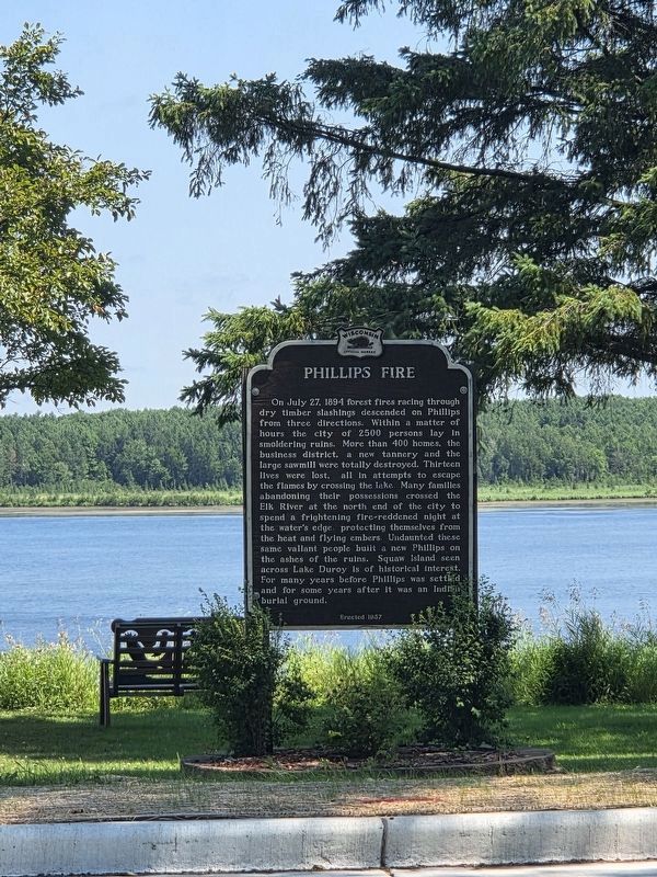 Phillips Fire Marker. Click for full size. Phillips Fire Marker image. Click for full size.
