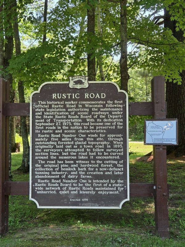 Rustic Road Marker image. Click for full size.