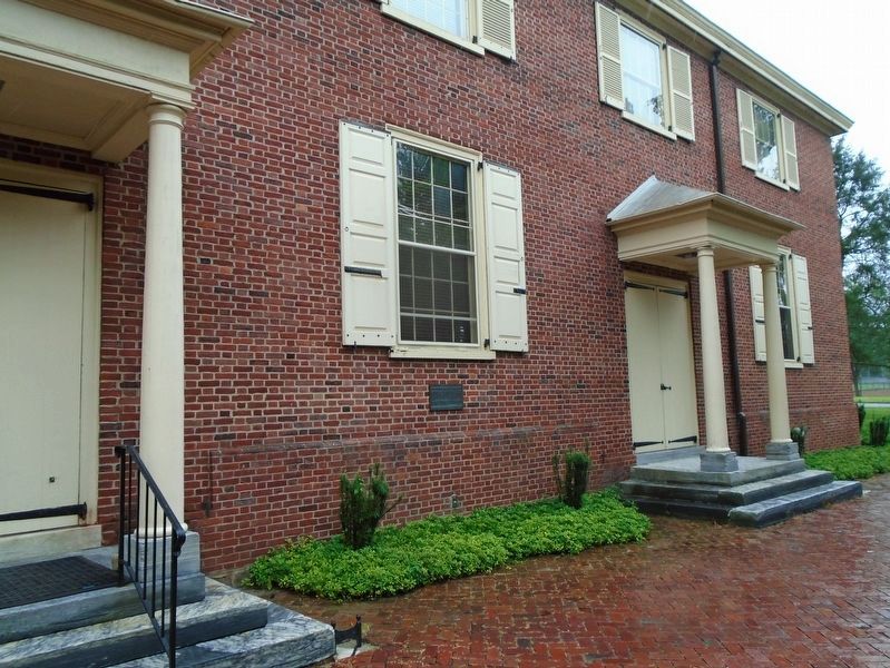 The Meetinghouse at George School and Marker. Click for full size. The Meetinghouse at George School and Marker image. Click for full size.