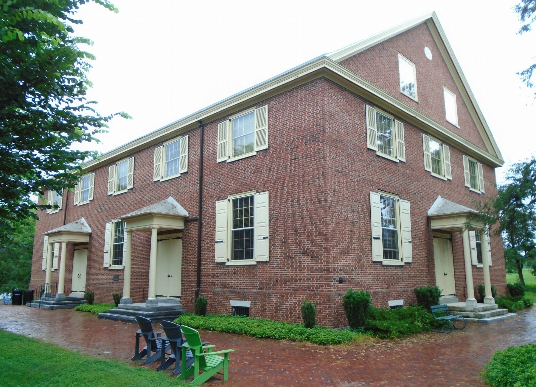 The Meetinghouse at George School. Click for full size. The Meetinghouse at George School image. Click for full size.