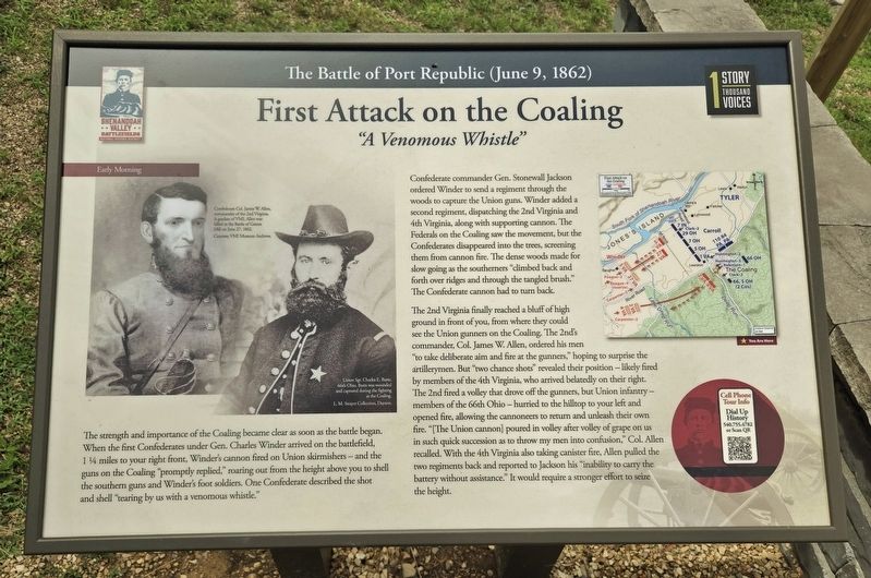 First Attack on the Coaling Marker. Click for full size. First Attack on the Coaling Marker image. Click for full size.