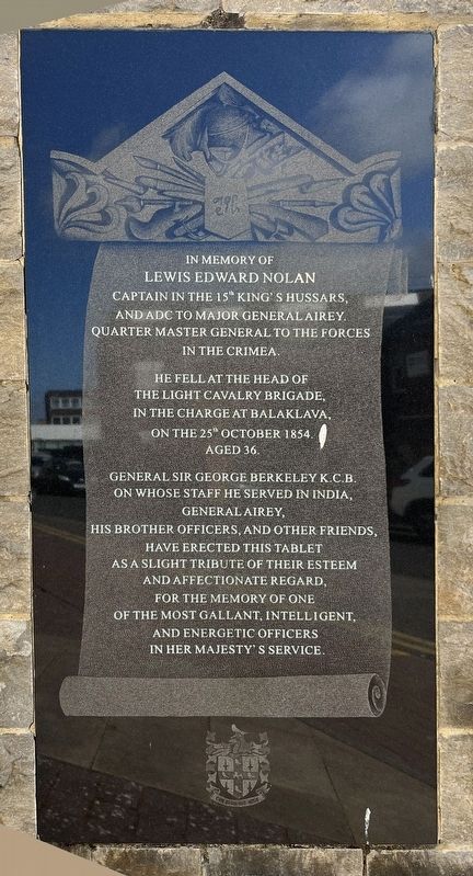 Captain Louis Edward Nolan Marker image. Click for full size.