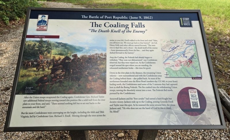 The Coaling Falls Marker image. Click for full size.