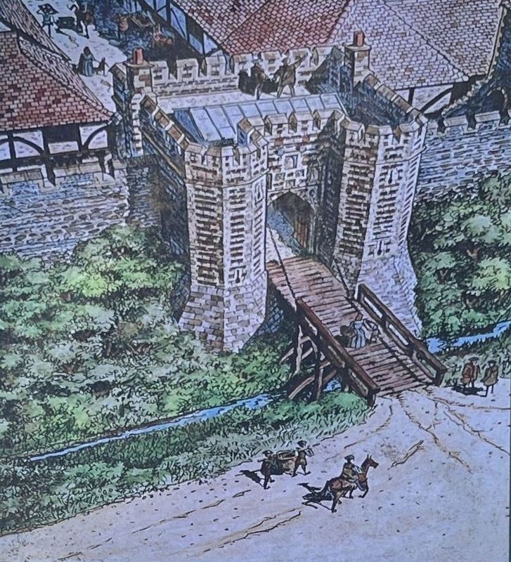 Burgate in the late fifteenth century image. Click for full size.