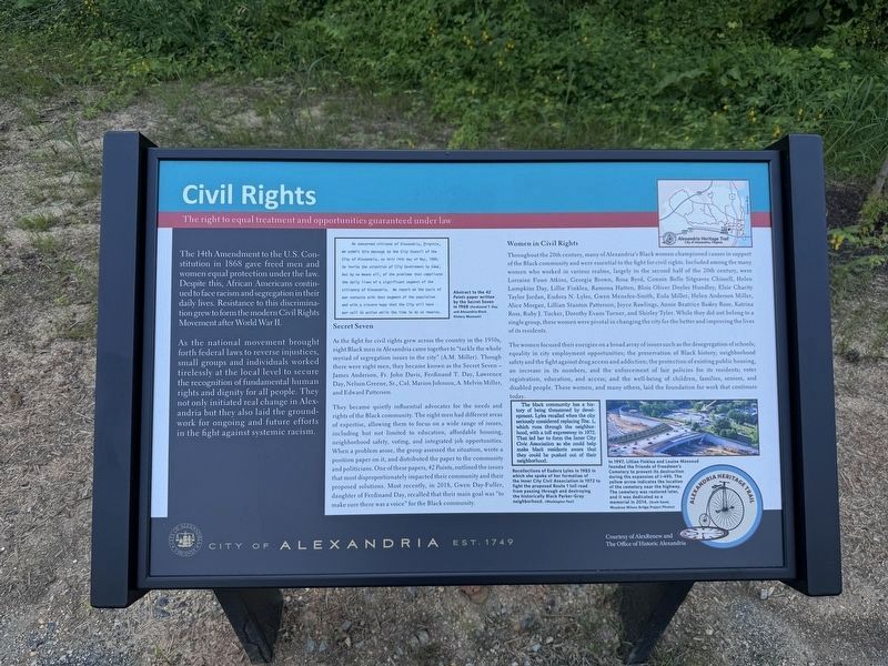 Civil Rights Marker image. Click for full size.