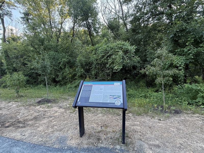 Civil Rights Marker image. Click for full size.