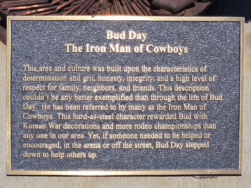 Bud Day Marker. Click for full size. Bud Day Marker image. Click for full size.