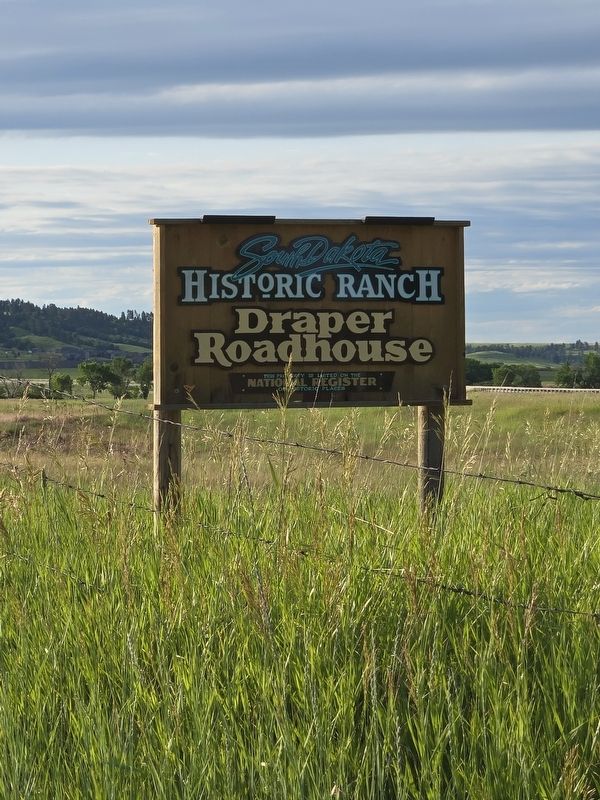 Sign for the original Draper House image. Click for full size.