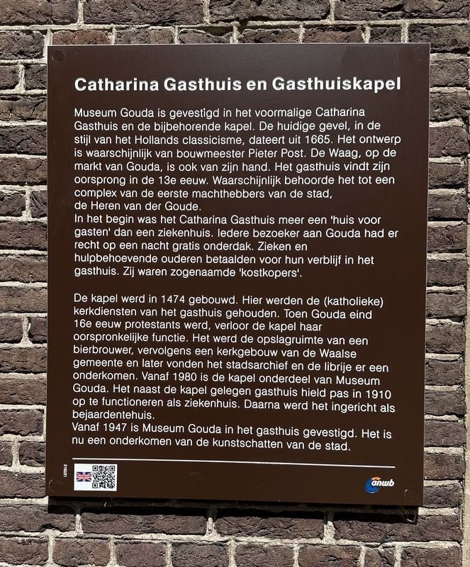 Catharina Gasthuis / Catharina Guesthouse Marker. Click for full size. Catharina Gasthuis / Catharina Guesthouse Marker image. Click for full size.
