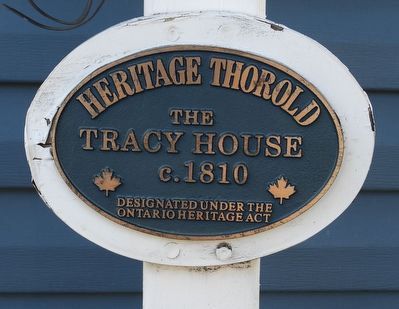 The Tracy House c. 1810 - Marker image. Click for full size.