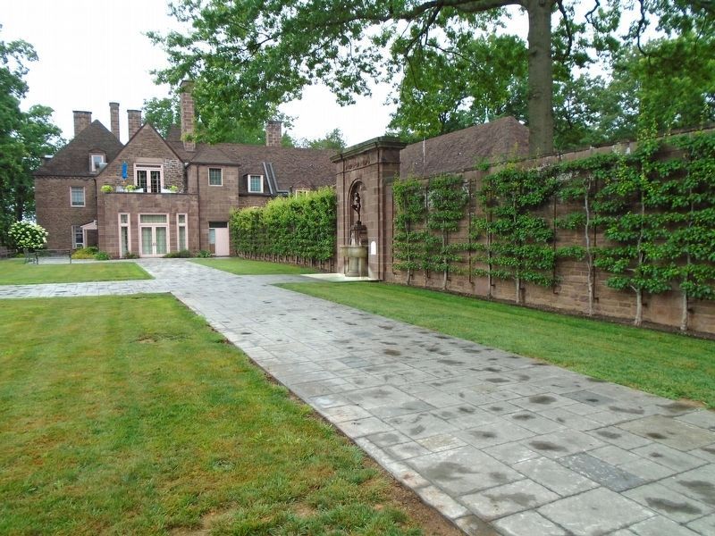 Tyler Mansion and Formal Gardens Upper Terrace. Click for full size. Tyler Mansion and Formal Gardens Upper Terrace image. Click for full size.