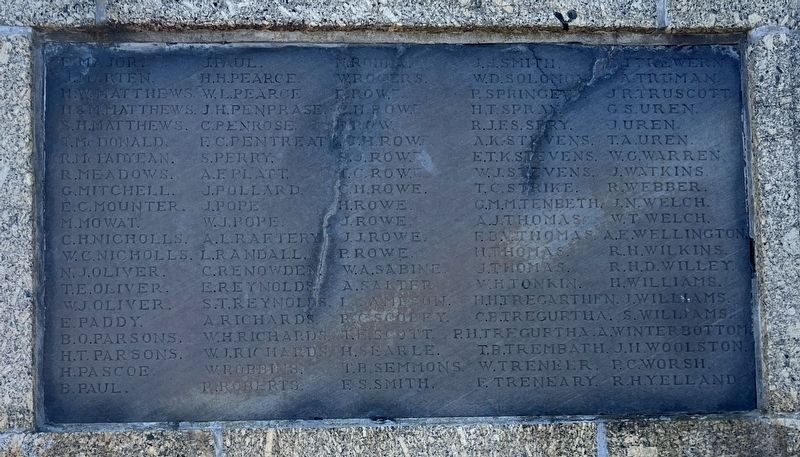 Penzance War Memorial. Click for full size. Penzance War Memorial image. Click for full size.