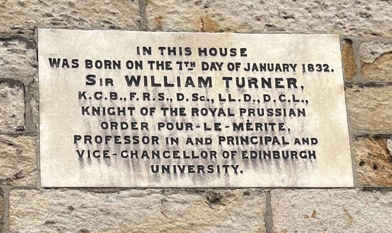 Sir William Turner Marker. Click for full size. Sir William Turner Marker image. Click for full size.