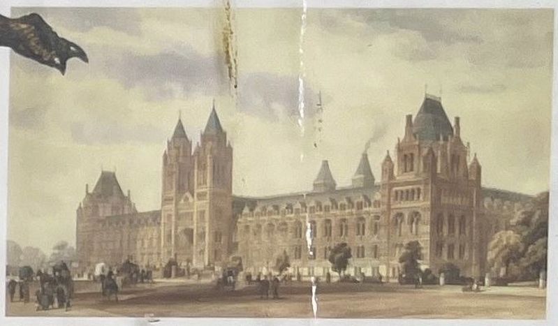Alfred Waterhouse's design for the Natural History Museum, London. Click for full size. Alfred Waterhouse's design for the Natural History Museum, London image. Click for full size.