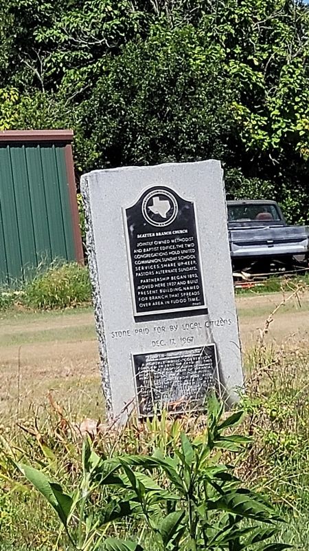 Scatter Branch Church Marker (top marker) image. Click for full size.