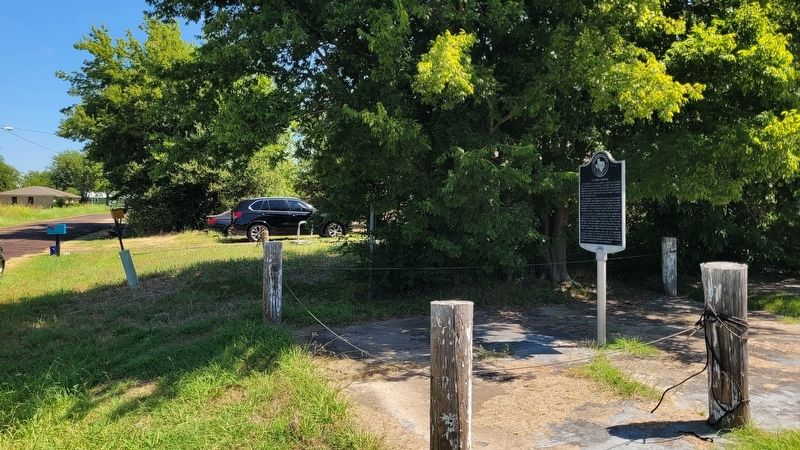The view of the St. Paul School Marker along the street image. Click for full size.
