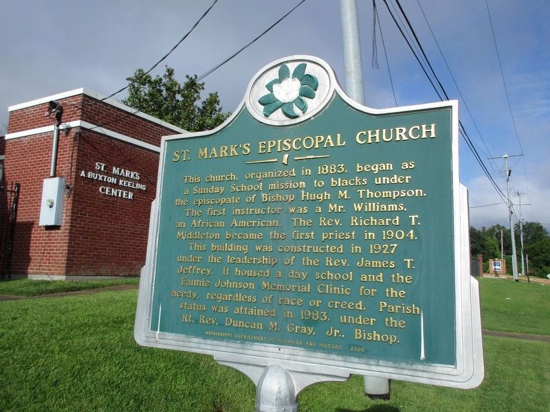 St. Mark's Episcopal Church Marker image. Click for full size.
