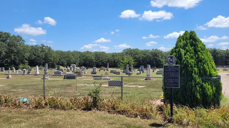 Long Cemetery and Marker. Click for full size. Long Cemetery and Marker image. Click for full size.