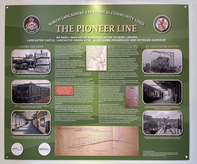 The Pioneer Line Marker. Click for full size. The Pioneer Line Marker image. Click for full size.