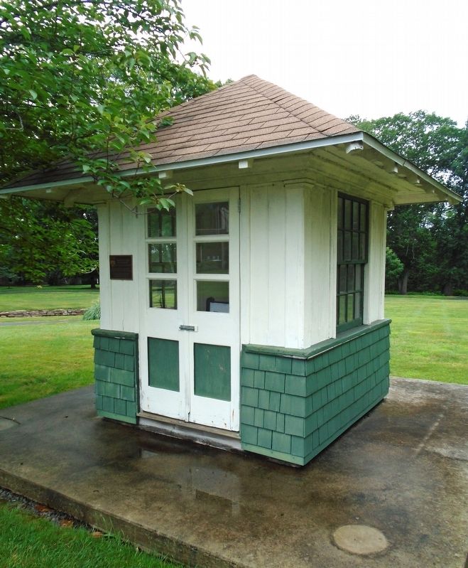Fairmount Park Guard House andMarker. Click for full size. Fairmount Park Guard House andMarker image. Click for full size.