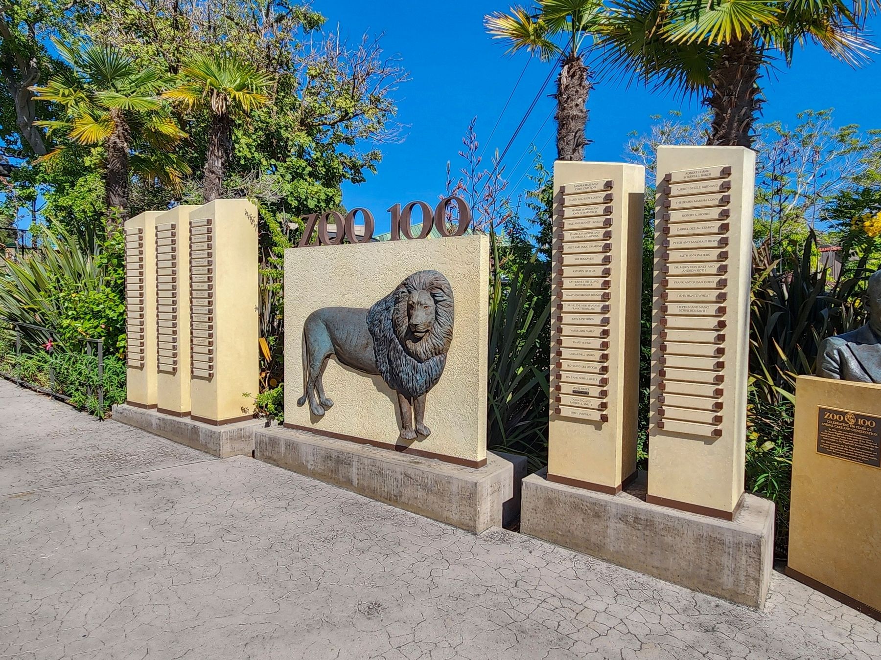 Celebrating 100 Yeaars of Animal Care and Conservation Marker image. Click for full size.