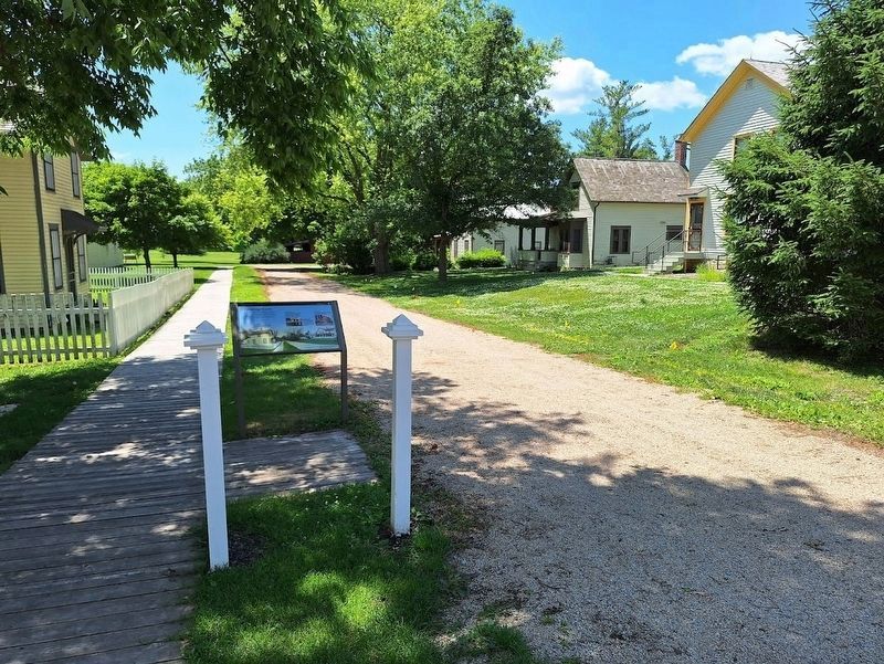 A Growing Town Marker image. Click for full size.