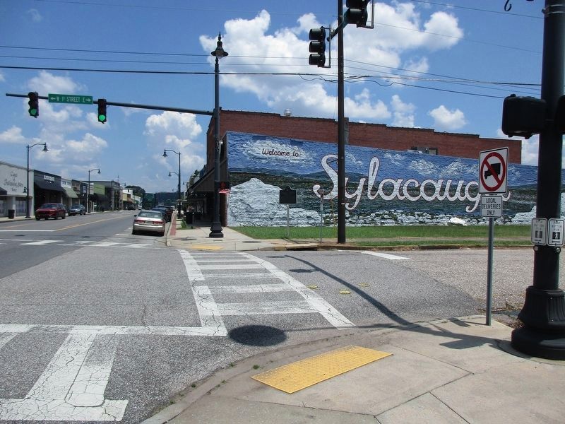 Sylacauga Historic Commercial District Marker image. Click for full size.