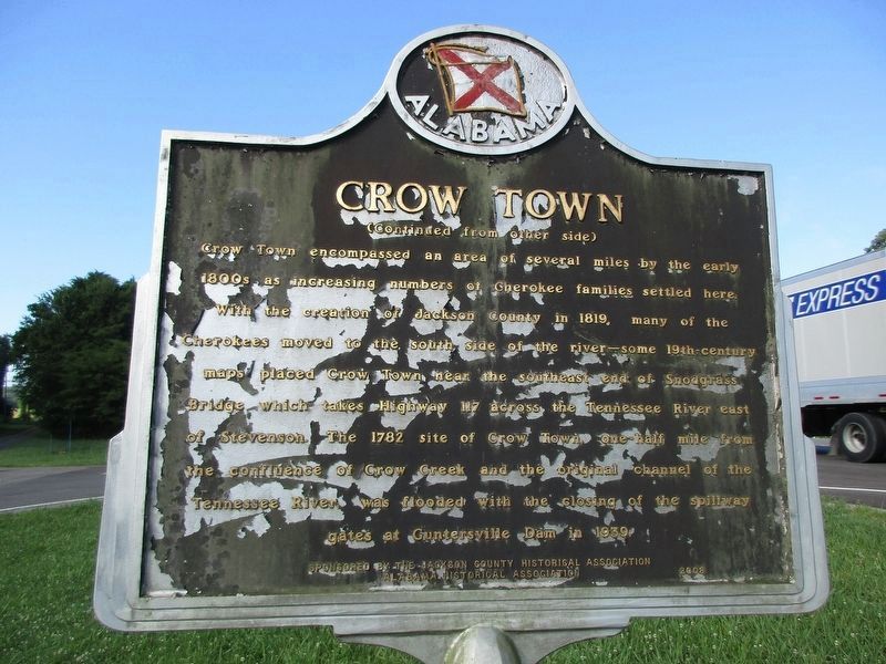 Crow Town Marker. Click for full size. Crow Town Marker image. Click for full size.