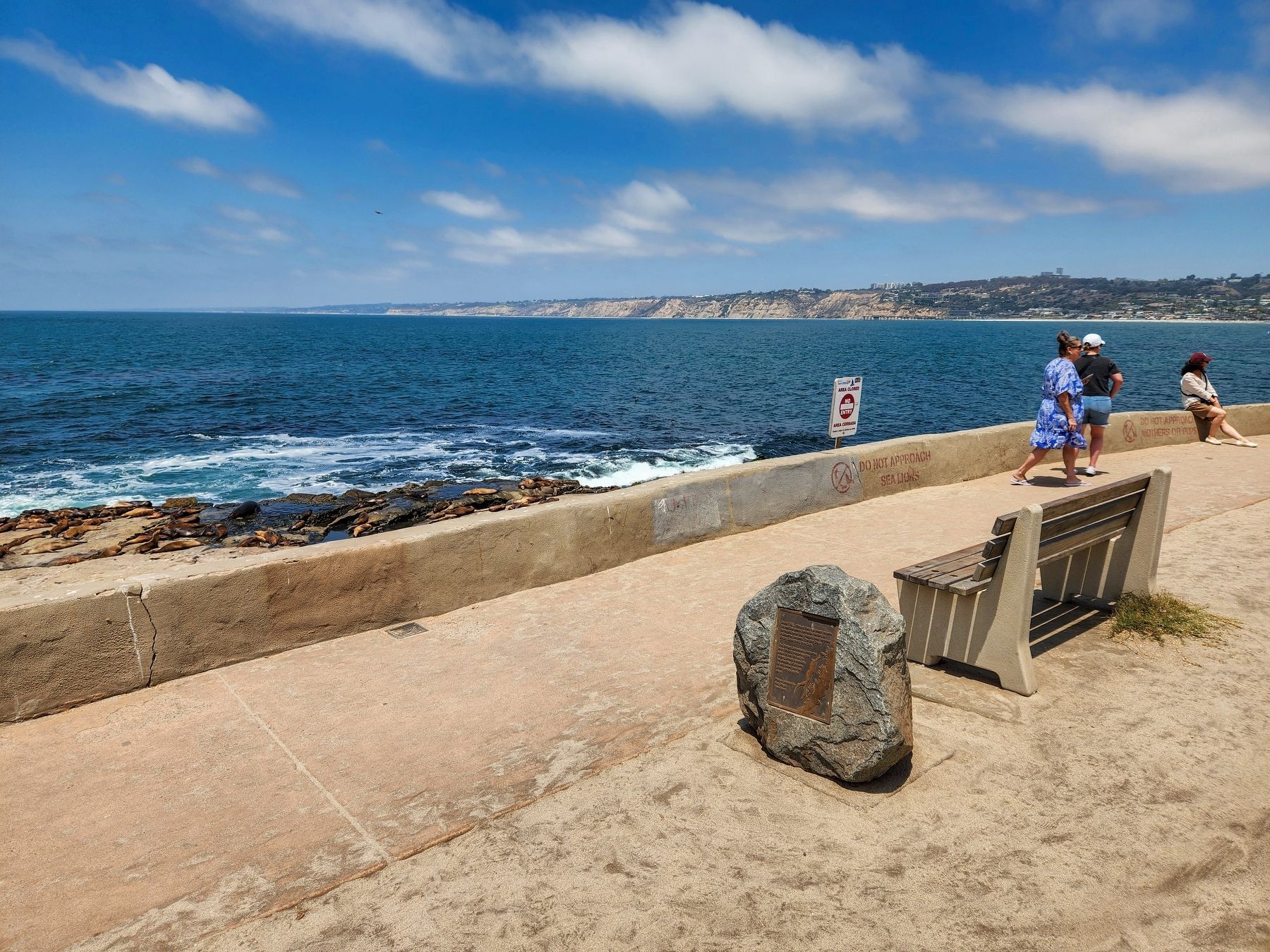 San Diego Bottom Scratchers Dive Club Marker image. Click for full size.