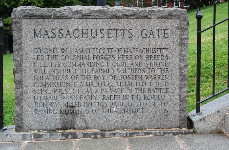 Massachusetts Gate Marker image. Click for full size.