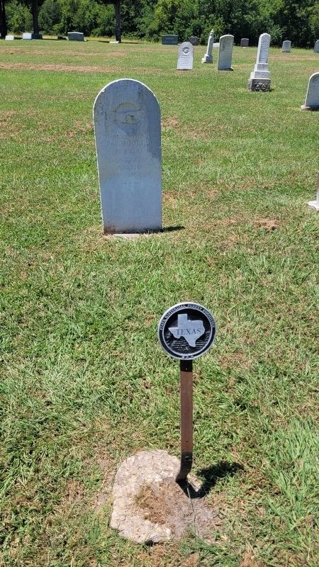 Judge James Hooker Gravestone and Marker image. Click for full size.