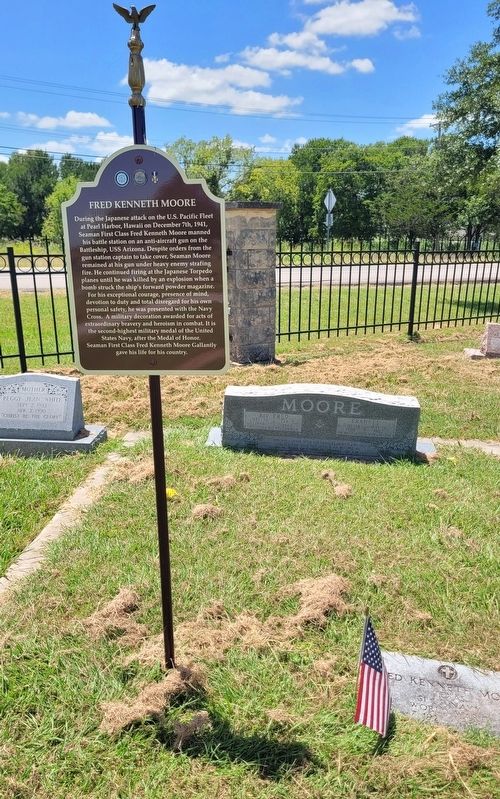 Fred Kenneth Moore Marker image. Click for full size.