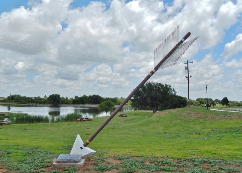 Quanah Parker Trail Marker and Arrow. Click for full size. Quanah Parker Trail Marker and Arrow image. Click for full size.