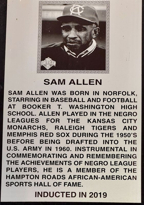 Sam Allen Marker image. Click for full size.