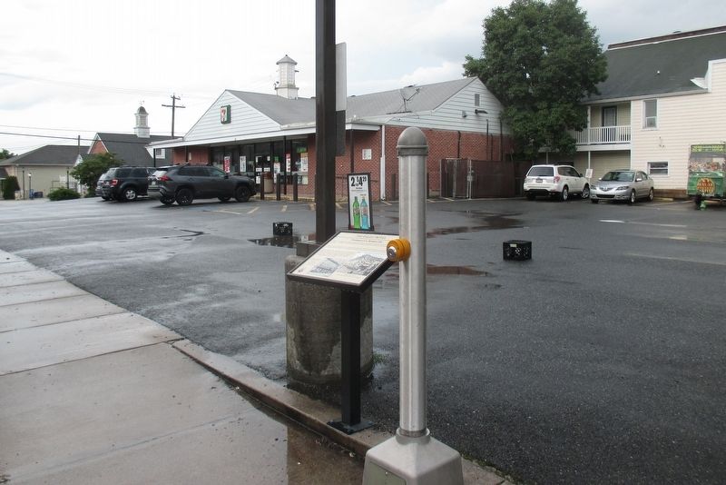 The Eagle Hotel wayside site image. Click for full size.