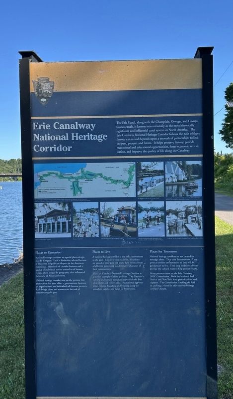 The Erie Canalway National Heritage Corridor Marker image. Click for full size.