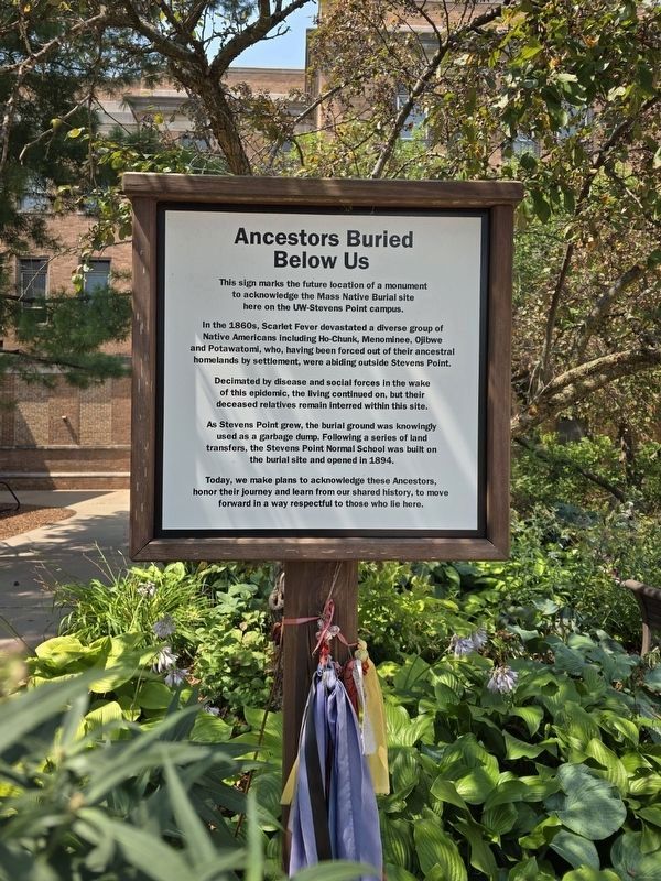 Ancestors Buried Below Us Marker image. Click for full size.
