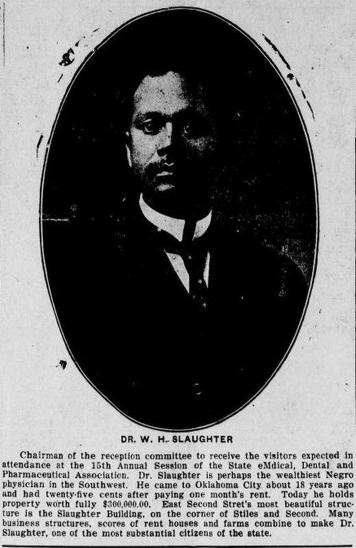 Dr. Wyatt H. Slaughter. Click for full size. Dr. Wyatt H. Slaughter image. Click for full size.