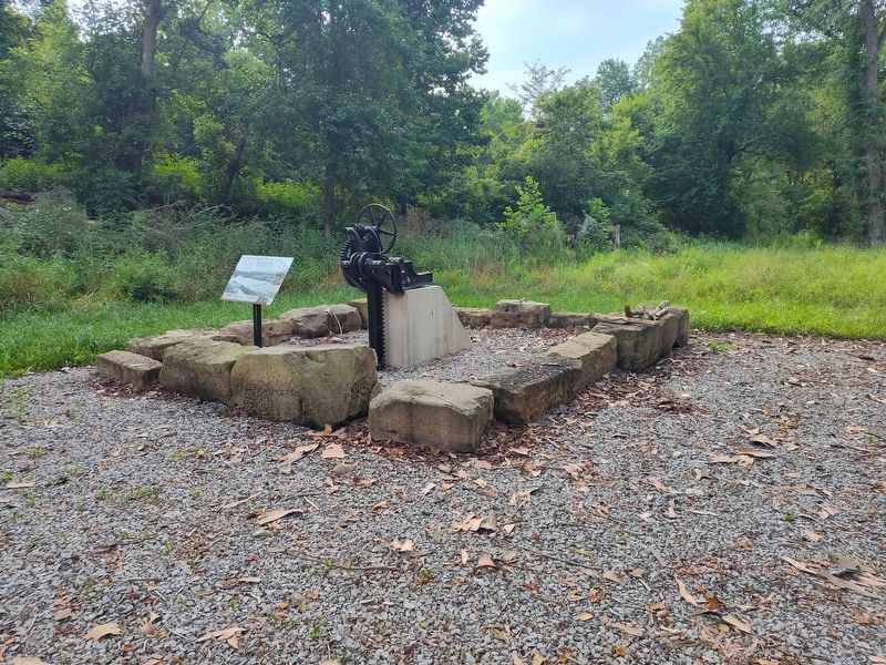Relics of the Canal Age: Six-Mile Dam and Lock No. 5 Marker image. Click for full size.