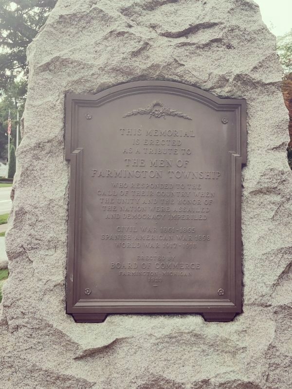 Farmington War Memorial image. Click for full size.